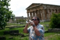 Tony Playing at Paestum, Italy Temple 350 Bce